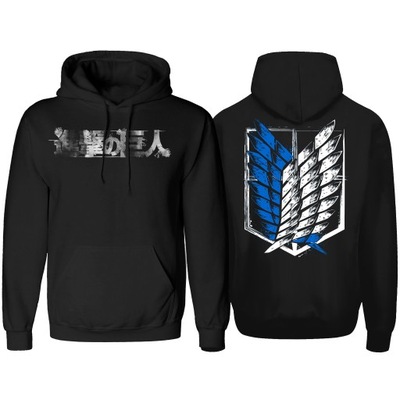 BLUZA MĘSKA ATTACK ON TITAN ATAK TYTANÓW ROZM XL