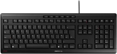 CHERRY STREAM KEYBOARD USB QWERTY ENGLISH VERSION BLACK  