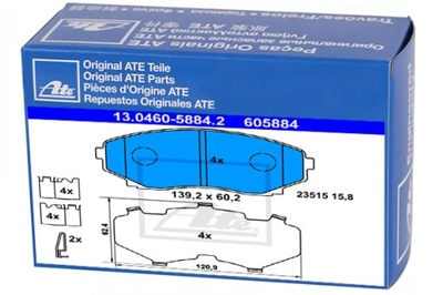 Гальмівні колодки гальмівні do mazda mpv ii 2.0 di 2.3 2.5 v6 фото №1