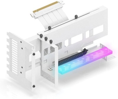 Pionowy Uchwyt PCIe 4.0 GPU Na Kartę graficzną 5V 3-pinowym modułem RGB LED
