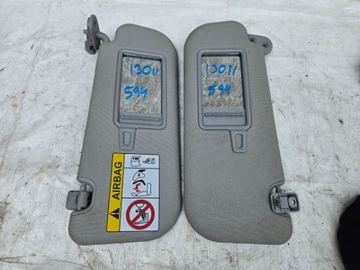 Hyundai i30 ii 2 12- защита солнечная солцезащитный козырёк комплект фото №1