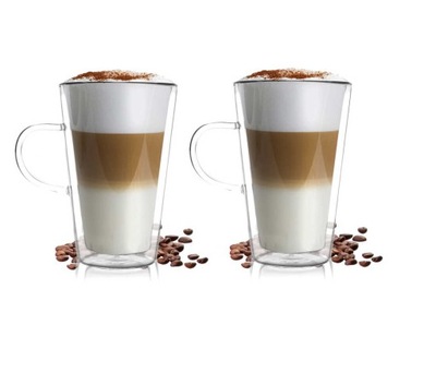 KOMPLET 2 SZKLANEK LATTE AMO 320ML VIALLI DESIGN