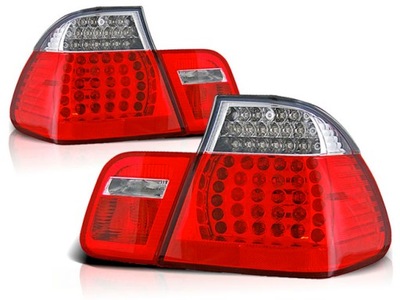 ФОНАРИ DIODOWE BMW E46 01-05 СЕДАН RED WHITE LED (СВЕТОДИОД )