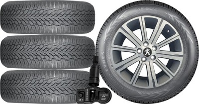 NUEVO RUEDAS INVIERNO PEUGEOT TRAVELLER NOKIAN 215/60R17+TPMS  