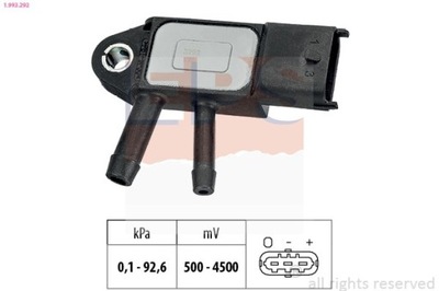 SENSOR DE PRESIÓN GASES DE ESCAPE FIAT 500 1,3MJT 16- 1-993-292  