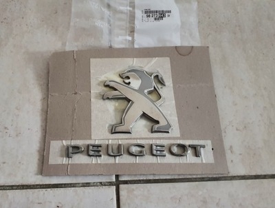 PEUGEOT DE CARGA 3 EMBLEMA LOGOTIPO INSCRIPCIÓN 9678113880  