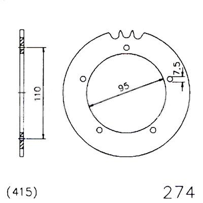 PLIENINE KRUMPLIARATIS GAL. 20-0274-42 42Z DYDIS 415 