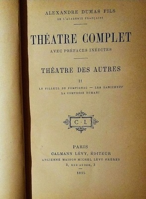 Theatre complet avec prefaces inedites T.1 A.Dumas