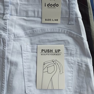 Spodenki rybaczki jeansowe Push-up Modelujące 46