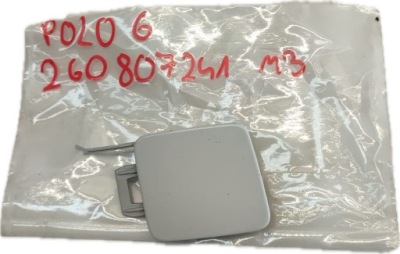 Заглушка фаркоп бампера перед vw polo 2g0 2g0807241 фото №1