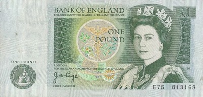 Wielka Brytania - 1 Pound - 1978 - P377a