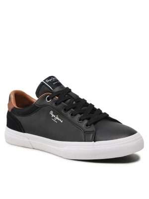 Pepe Jeans Sneakersy Kenton Court PMS30839 Bllack 999