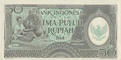Indonezja - 50 Rupii - 1964 - P96 - St.1