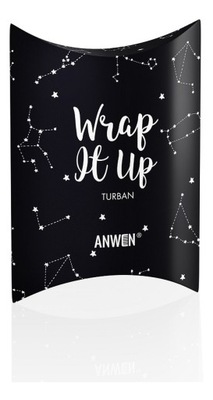 Anwen Wrap It Up Turban do włosów Czarny