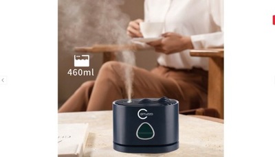 Różowa акумулятор nawilżacz повітря з лампа usb фото №1