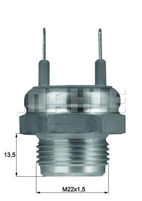 MAHLE TSW 4D CONMUTADOR TERMICZNY, VENTILADOR CHL  