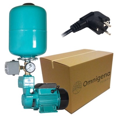 OMNIGENA HYDROFOR POMPA WZ 750 230V ZESTAW HYDROFOROWY NA ZBIORNIKU 8L