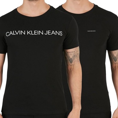 Calvin Klein t-shirt koszulka męska czarna 2 pack J30J317598-BEH XL