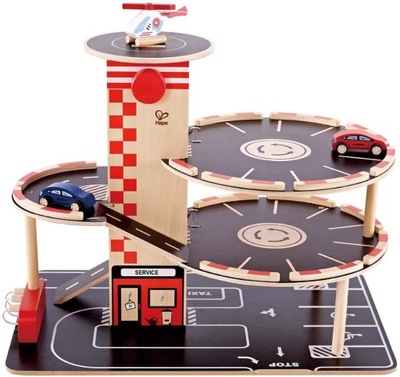 Hape E3002 Garaż Parking Stacja benzynowa Park & Go