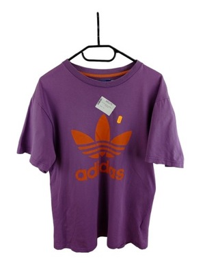 T-SHIRT KOSZULKA ADIDAS ROZMIAR L FIOLETOWA