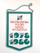 Proporczyk Mistrzostwa AZS Szkół Wyższych 1978-80