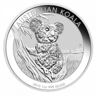 Koala srebrna moneta 1 oz uncja srebra 2015