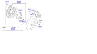 Диск якорная kia t. sportage iv 15- le 582512s000 фото №1