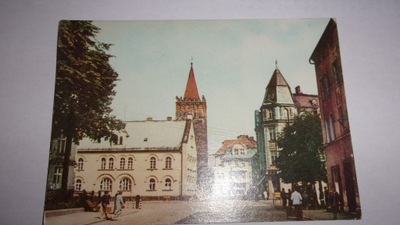 stara pocztówka Głuchołazy stare miasto lata 60-te XX w.