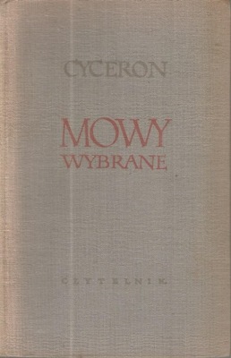 Mowy wybrane. Cyceron.