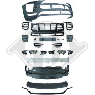 Бампер do porsche macan 14- фото №1