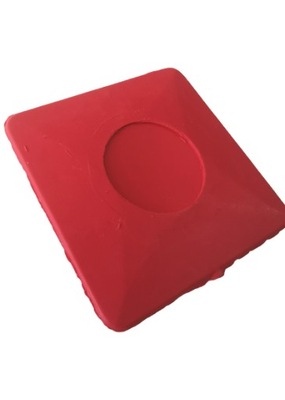 Kreda krawiecka czerwona mydełko 1 szt 5x5