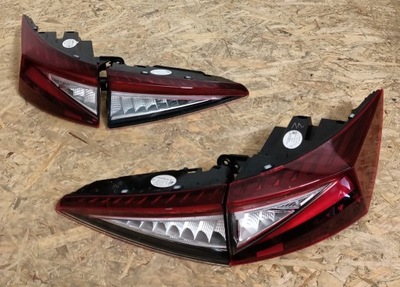 Skoda enyaq iv лампы задняя задние левая правая led фото №1