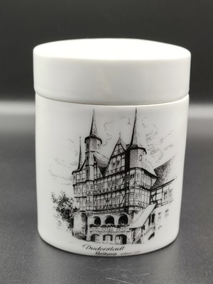 Pojemnik puzderka KAISER Biała porcelana