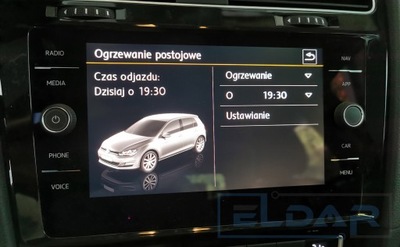 VW TIGUAN II WEBASTO HEATING POSTOJOWE ASSEMBLY  