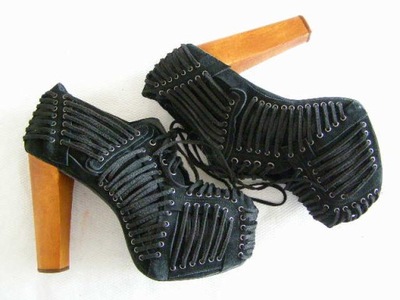 JEFFREY CAMPBELL niesamowite botki ROZ.42 JAK NOWE