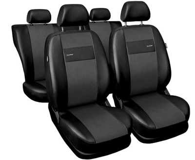 FORRO NEGRAS AL ASIENTOS ASIENTO DE AUTOMÓVIL MITSUBISHI COLT 3 IV V VI  