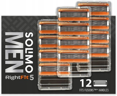 Solimo RightFit5 zapasowe Wkłady ostrza 12szt