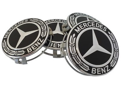 КОЛПАЧКИ КОЛПАЧКИ ЗАГЛУШКИ ДИСКОВ KAPSLE MERCEDES 75MM