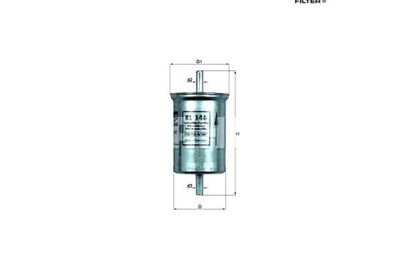 Knecht фильтр топлива hyundai santa fé i renault meg фото №1