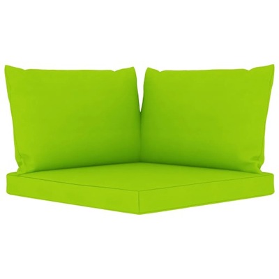 Poduszki na sofę z palet, 3 szt., jasnozielone, tk