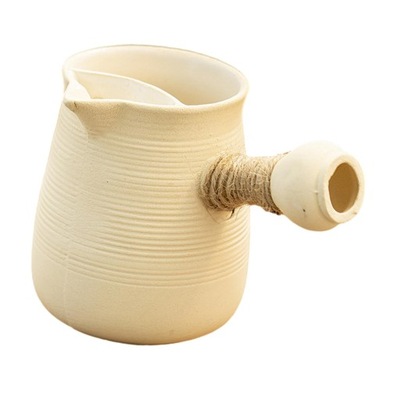 Ceramiczny czajniczek do herbaty chińskiej z luźnymi liśćmi z bocznym uchwytem Tea White 650ml