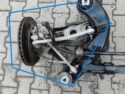 Mercedes eqc 400 w293 подвеска левая задняя задние фото №1