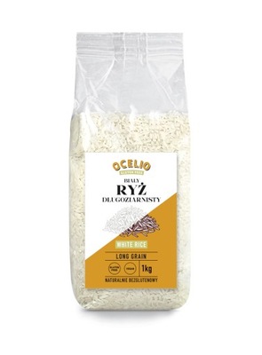 Ocelio bezglutenowy ryż biały długoziarnisty 1 kg