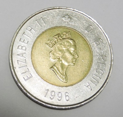 KANADA 2 dollars 1996