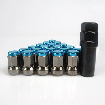 20pcs/set Car Wheel Lug Nuts 33mm Anti Theft Wheel Nut Caps Protecti~23869