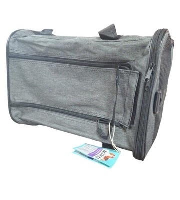 TORBA TRANSPORTOWA TRANSPORTER DLA ZWIERZĄT Z SIATKĄ ACTIVE PET 42x29x27cm