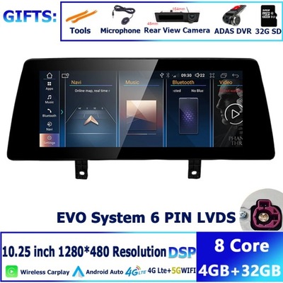 NAVEGACIÓN GPS PARA BMW SERII 3/4 F30 F31 F32 F33 F34 F36 2013-2018 NBT/EVO  