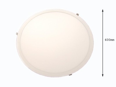 Panel LED okragły Round 36W 230V biały ciepły