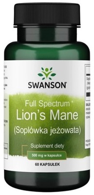 Swanson Lion's mane Soplówka jeżowata Hericium