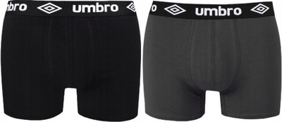 UMBRO BOKSERKI MĘSKIE CZARNY/ GRAFIT XL